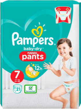 Pampers - Baby-Dry Pants - Einzelpack mit 21 Windelpants - Größe 7